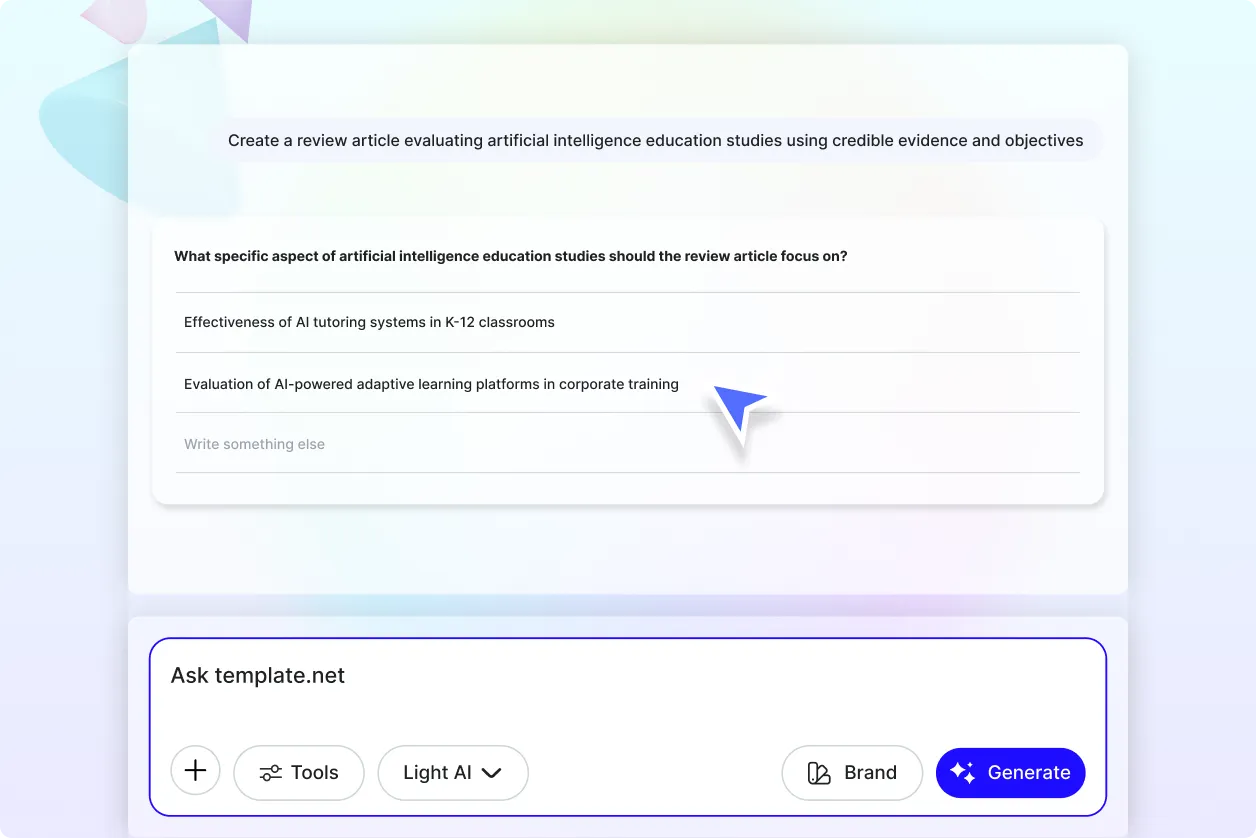 Free AI Review Article Generator, AI Review Article Writing Tool Online
